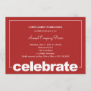 Search for formal corporate event invitations Business party