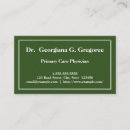 Search for physician business cards Family doctor