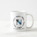 Recherche de lettres fleuries tasses Initial