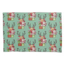 Search for cute snowman pillowcases Reindeer