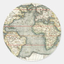 Search for map of the world stickers Vintage