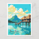 Search for bora bora postcards Watercolor