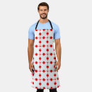 Search for red polka dot aprons Geometric pattern