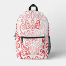 Recherche de coeur de rose rouge sacs Motif