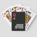 Recherche de reine jeux de cartes Noir et blanc
