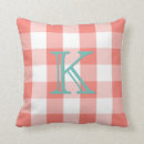 Recherche de turquoise corail coussins Motif