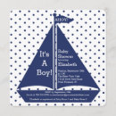 Search for sailboat square invitations Baby