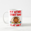 Search for funny pottery mugs Clay artist
