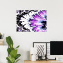 Search for white fractal posters Black and white