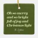 Search for green card ornaments Trendy