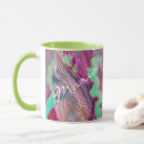 Search for mint green and pink mugs Girly