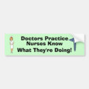 Search for nurse bumper stickers Medical