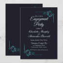 Search for turquoise engagement party invitations Modern
