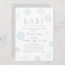 Recherche de blue snowflake invitations Moderne