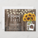 Search for sunflower mason jar invitations Barn wood