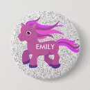 Recherche de licorne rose badges Fille