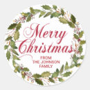 Search for elegant holly wreath stickers Gold