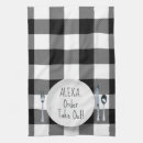 Search for gingham tea towels Black and white