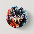 Recherche de loups sauvages badges Faune