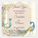 Recherche de peacock stickers Aquarelle