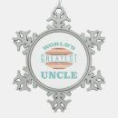 Search for uncle ornaments Best uncle ever