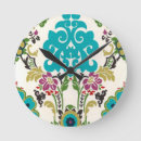 Recherche de de damassé horloges Floral