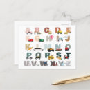 Search for cute alphabet postcards Abc
