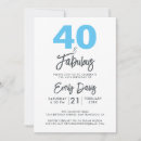 Search for 40 and fabulous 40th birthday invitations Forty