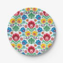Search for folk art plates Flower