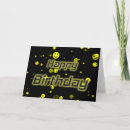 Search for black and yellow birthday cards Happy