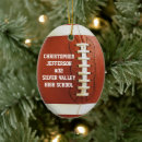Search for football ornaments boys