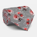 Recherche de fleur rouge cravates Floral