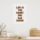 Recherche de la vie trop courte posters Typographie