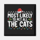 Recherche de chat père noël magnets Neige