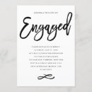 Search for casual engagement party invitations Typography
