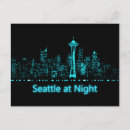 Recherche de seattle la nuit cartes postales Washington