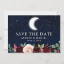 Search for starry night save the dates Moon and stars