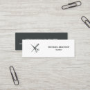 Search for hair comb business cards Minimal