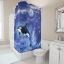 Search for full moon shower curtains Blue
