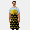 Search for triangle pattern aprons Yellow
