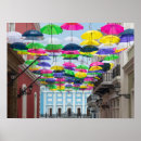 Recherche de parapluies posters Multicolore