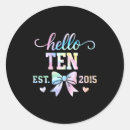 Search for girl 10th birthday stickers Coquette