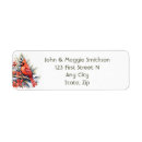 Search for comical return address labels Red