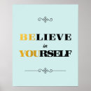 Search for believe in yourself posters Affirmation