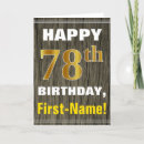 Search for 78th birthday cards 78 years old