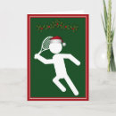 Search for tennis holiday cards Sporty