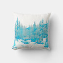 Recherche de paysage neige coussins Arbre