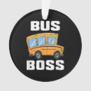 Search for school bus driver ornaments Transport