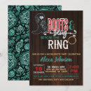 Search for bling invitations Boots and bling