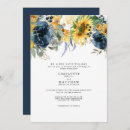 Search for navy and yellow wedding invitations Floral